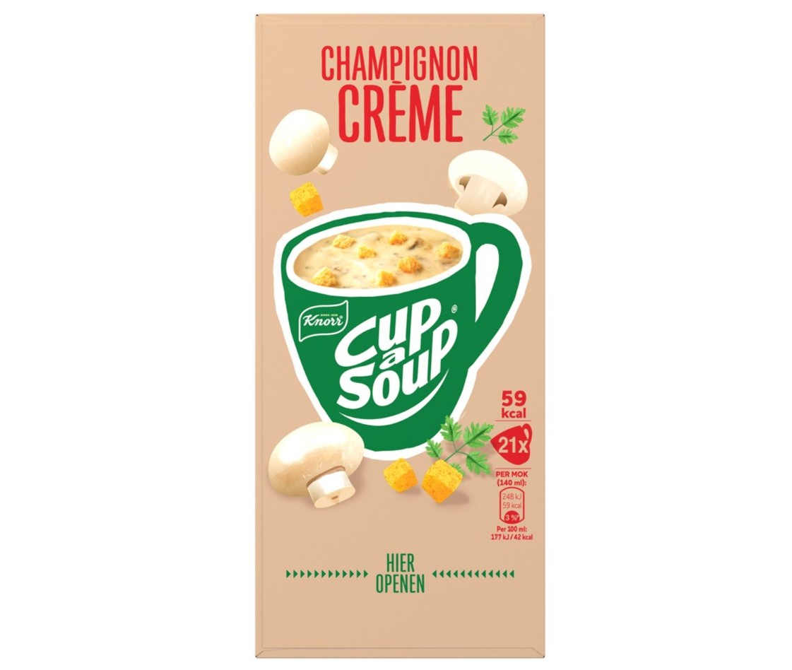 Knorr Cup-a-Soup Champignon 21x175ml
